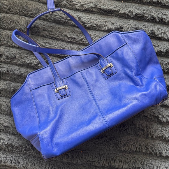 Coach Handbags - Classic Leather Tote Bag - Cobalt Blue